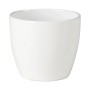 Biała osłonka Scheurich 920, Ø 14 cm, ceramiczna, do wnętrz.