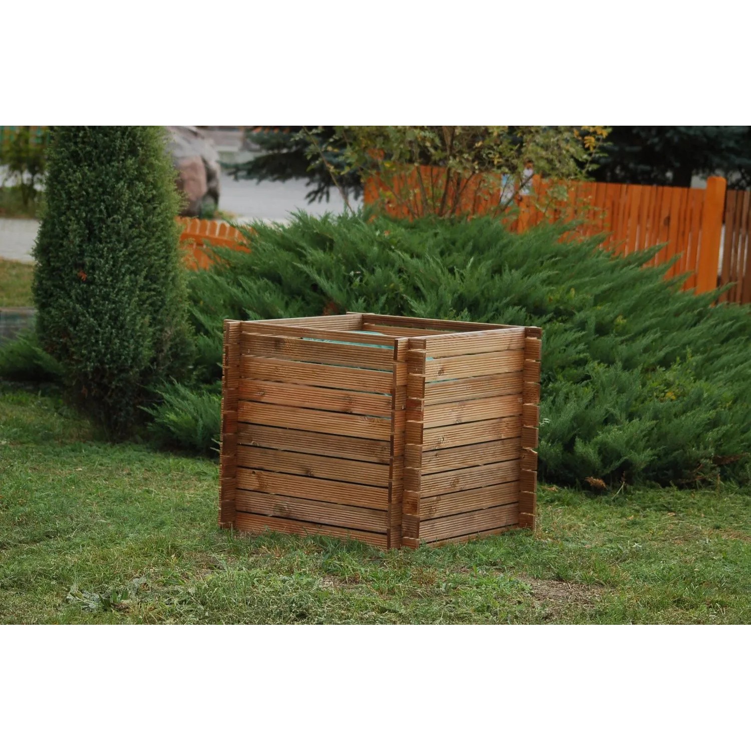 Werth-Holz Kompostownik drewniany - 85x85x75 cm_5