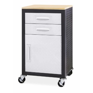 t.b.t. Szafka narzędziowa z 2 szufladami, drzwiami i kółkami.