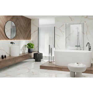 Gres szkliwiony Cristalina white 60 x 120 cm