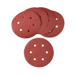 Zestaw tarcz szlifierskich LUX Ø 150mm, gradacja 240, perforowane do szlifierek mimośrodowych.