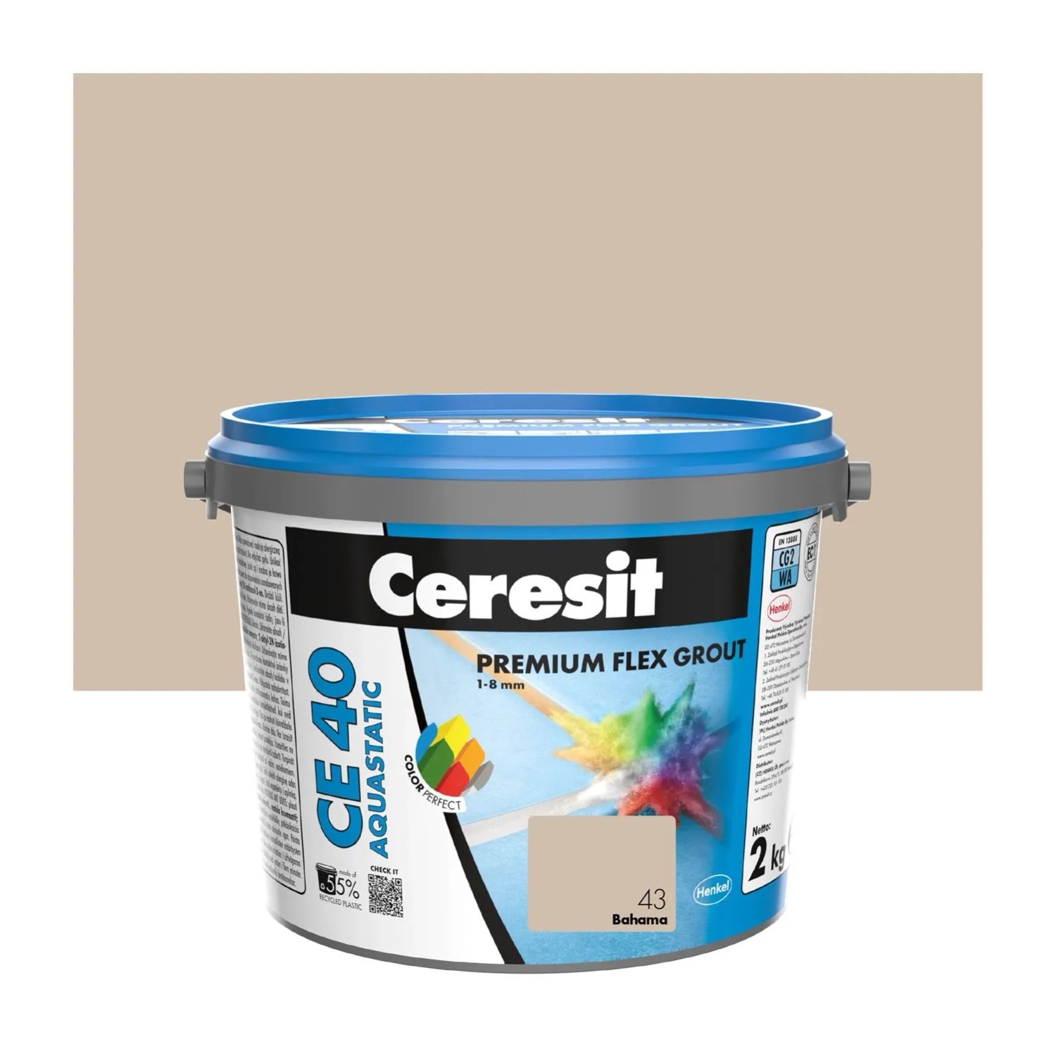 Ceresit Fuga elastyczna CE 40 bahama 2 kg