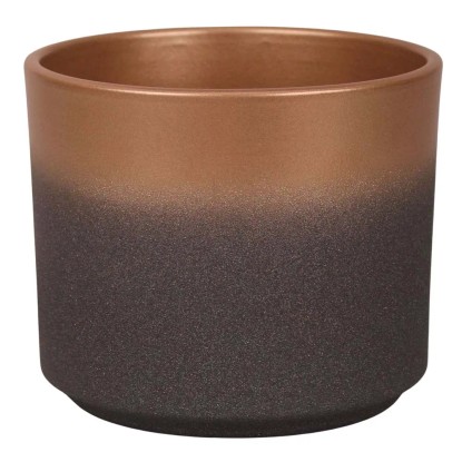 Osłonka Como miedziano-grafitowa - 14 cm