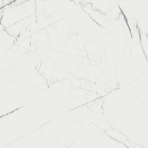 Jasna płytka podłogowa z efektem marmuru i szarymi żyłkami.