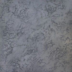 Farba efektowa t.b.t. z marmurkową teksturą w kolorze szarym.