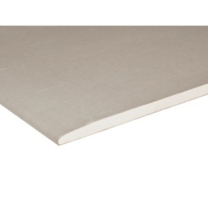 Szara płyta kartonowo-gipsowa do konstrukcji wewnętrznych.