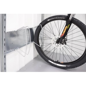 Stojak rowerowy Biohort BikeHolder do StoreMax 190, blacha stalowa, do mocowania roweru.