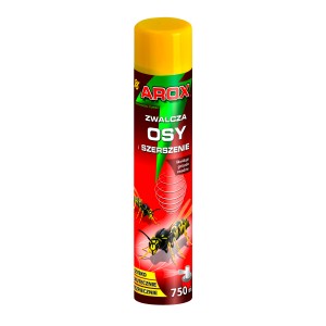Arox spray na osy i szerszenie, pojemność 750 ml.