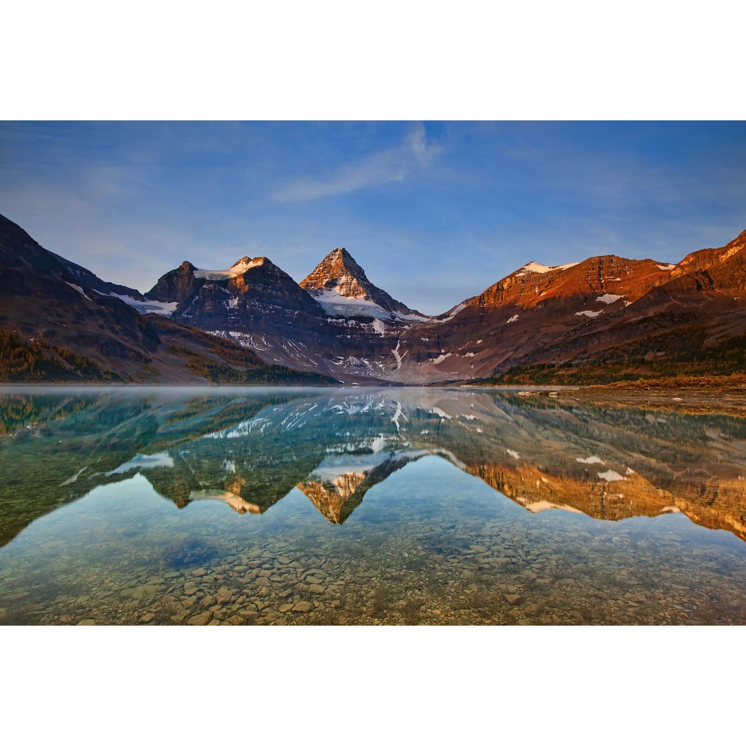 Fototapeta Magog Lake Canada 384 x 260 cm