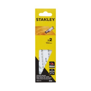 Brzeszczoty do pił szablastych Stanley, 2 sztuki, 152 mm, do drewna i PVC.