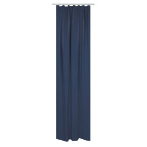 Zasłona DARK zaciemniająca na taśmie 140 x 270 cm niebieska
