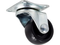 Domino Koło z płytką obracane 30mm 15kg plastik