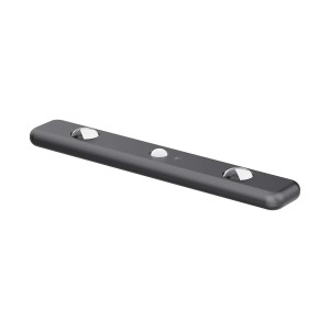 Szara lampa podszafkowa t.b.t. z trzema okrągłymi punktami świetlnymi.