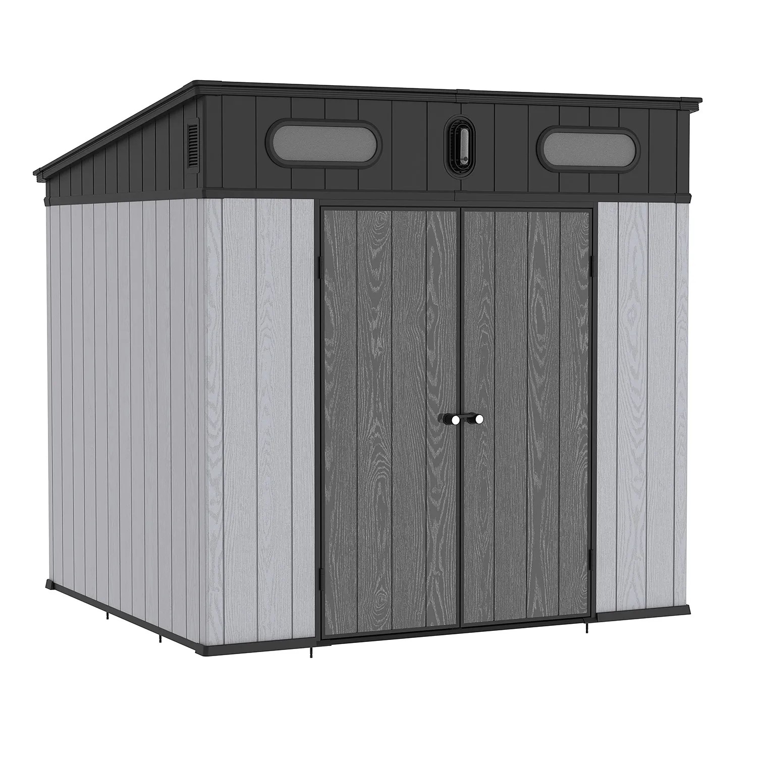 Domek ogrodowy Artur Premium szary 240 x 210 wys. 226 cm
