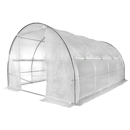 4IQ Tunel foliowy biały 3 x 6 m, wys.200 cm