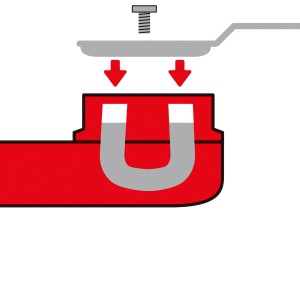 Magnetyczny uchwyt narzędziowy narzędzia wielofunkcyjnego Einhell TC-MG 220/1 E.