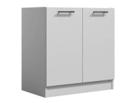 JANA Meble Szafka kuchenna dolna NIKA biała 80 cm