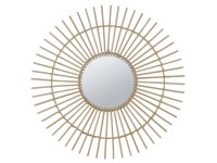 Lustro BIRMA śr. 50 cm kolor naturalny