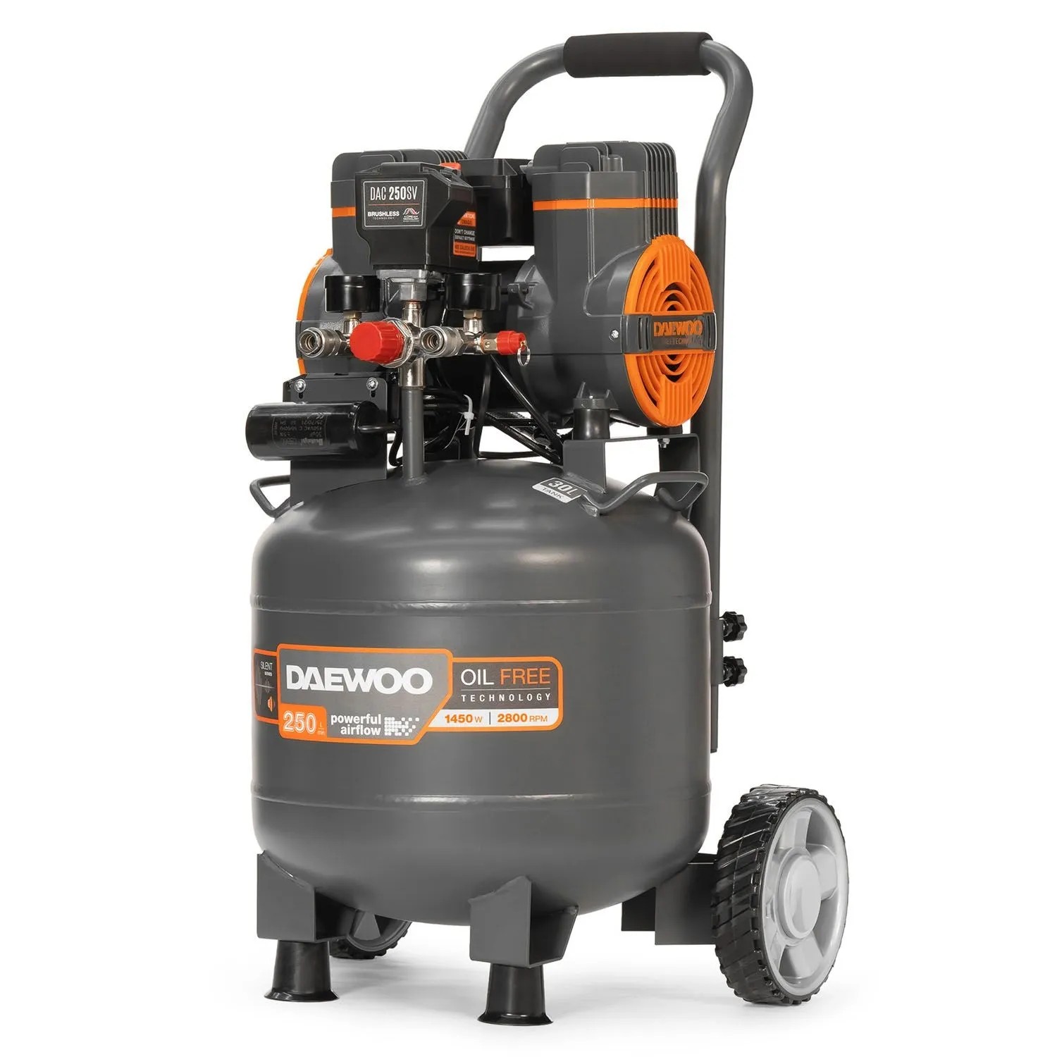 DAEWOO Kompresor bezolejowy DAC 250SV 30L 8 bar
