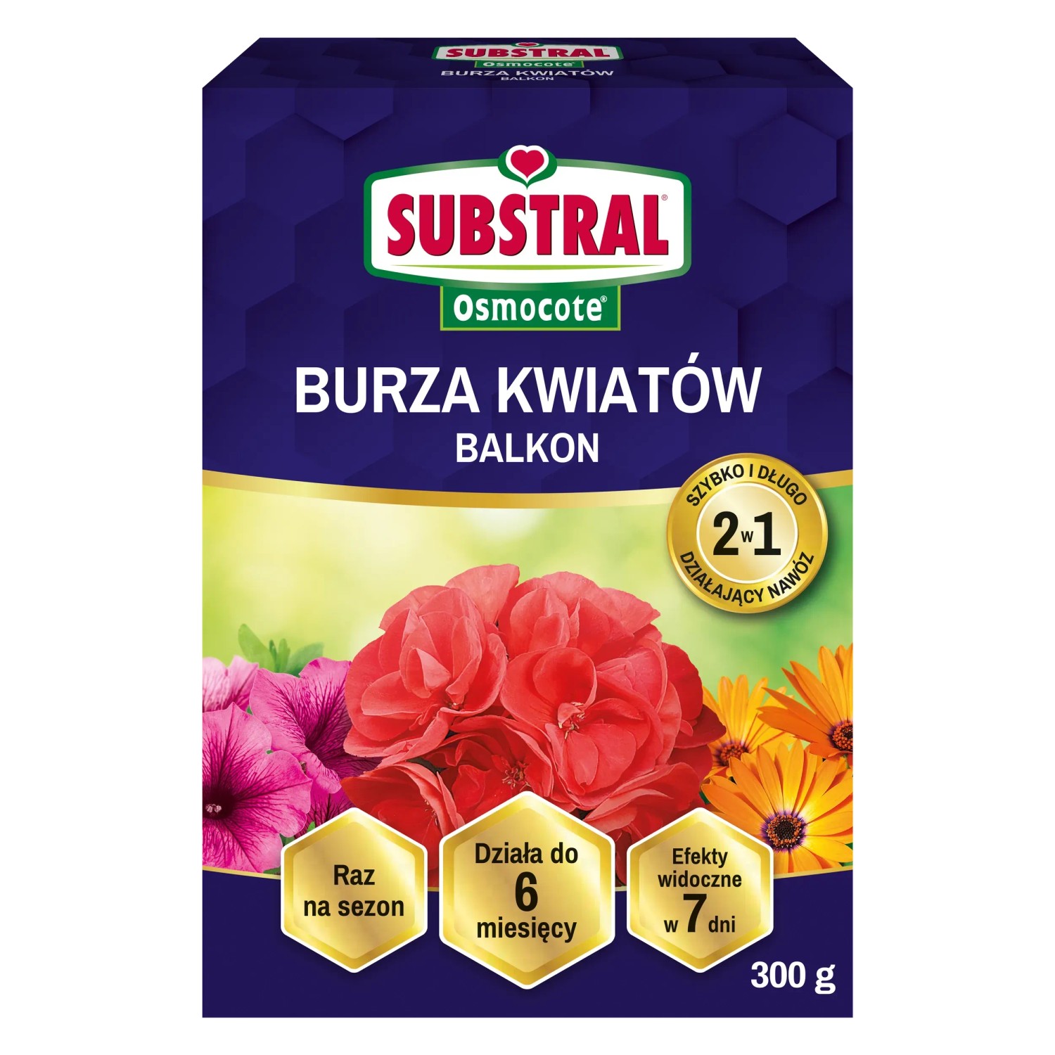 Nawóz Burza Kwiatów 2w1 - 300 g.