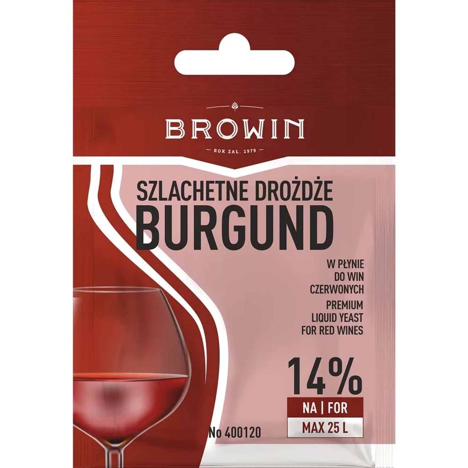 Drożdże winiarskie Burgund - 20 ml
