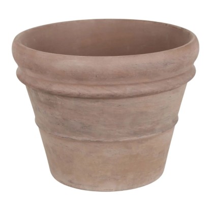 Donica terakotowa Rant brązowa - 25 x 20 cm