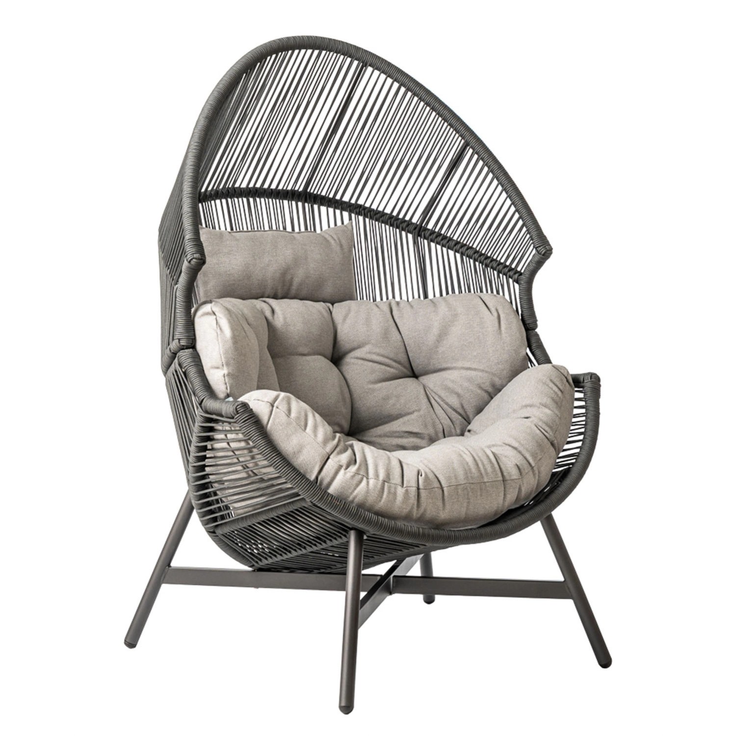 Fotel ogrodowy HOLA szary