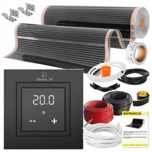 Mission Air Zestaw na podczerwień Silver 100 +Aries Black 2,5m2