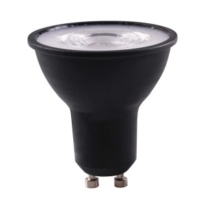 Goldlux Żarówka LED PLATINUM GU10 4,5W 4000K 450lm czarna