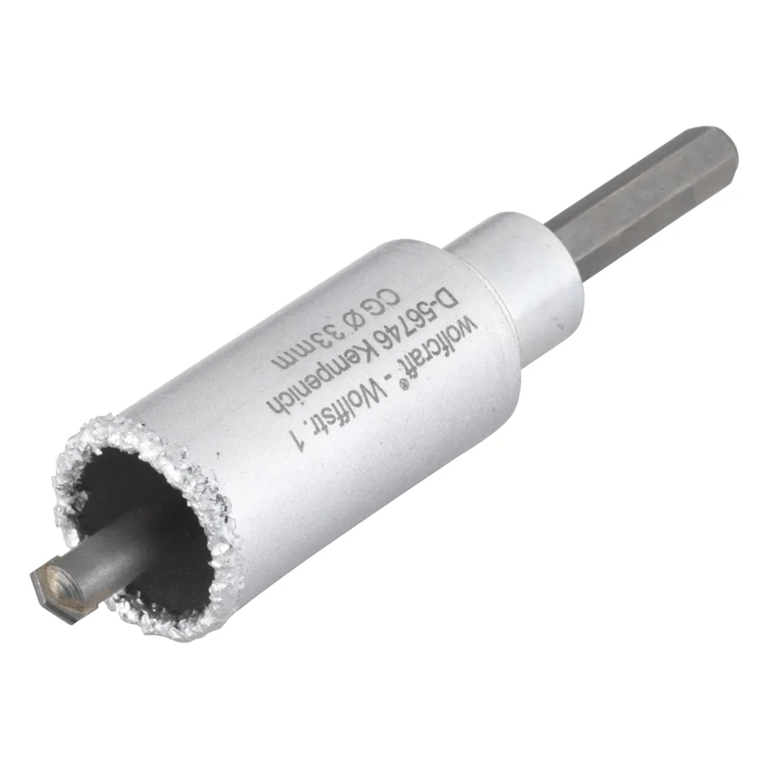Wolfcraft Otwornica z nasypem z węglików spiekanych 33 mm
