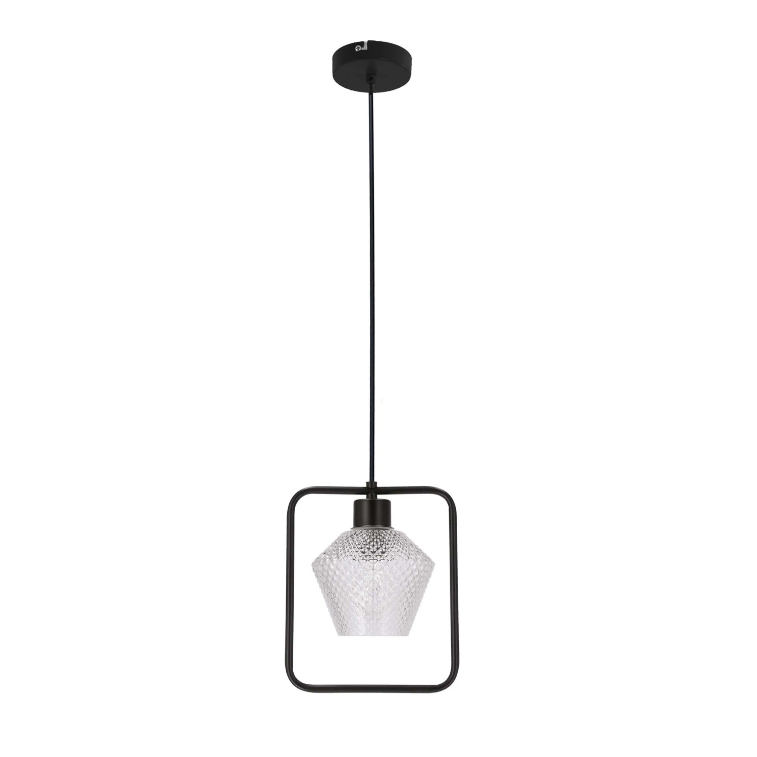 Candellux Lampa wisząca KINKO 1xE27 40W czarna