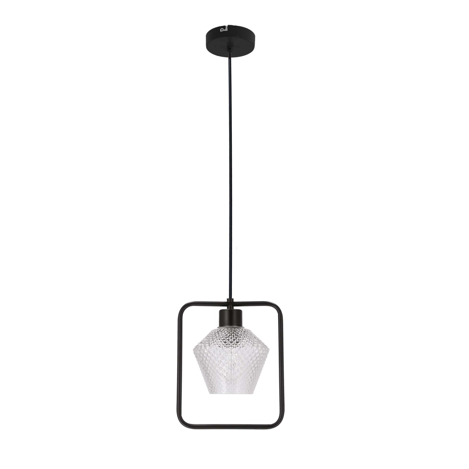 Candellux Lampa wisząca KINKO 1xE27 40W czarna