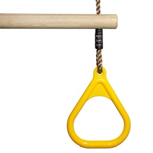 4IQ Trapez z uchwytami żółty 3,5 x 58 cm