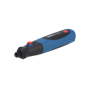 Niebieska szlifierka wielofunkcyjna Dedra t.b.t. do precyzyjnego szlifowania i polerowania.