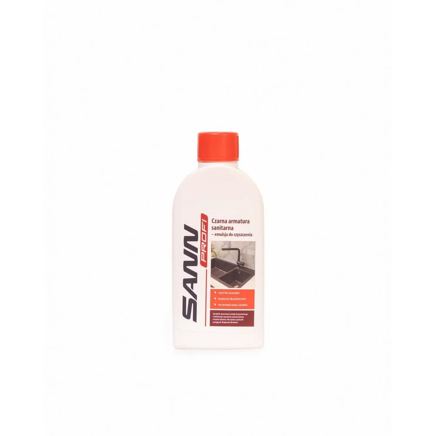 Sannprofi Mleczko do czyszczenia czarnej armatury 250 ml