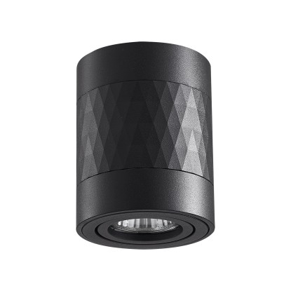 Goldlux Oprawa natynkowa RUBIN ROMB czarna 1 x GU10 regulowana