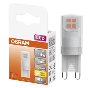 Żarówka LED Osram G9, 1,9 W, ciepła biel, 180 lm. Kompaktowa lampa LED z gniazdem G9.