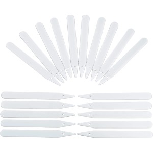 Białe etykiety do roślin, 12 cm, 20 sztuk, do ogrodu, na rabaty kwiatowe i ziołowe.