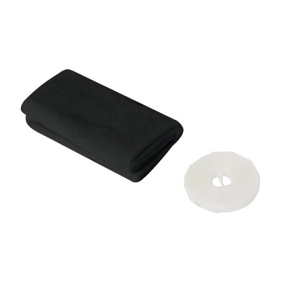 OBI Moskitiera do okna czarna 110 cm x 130 cm