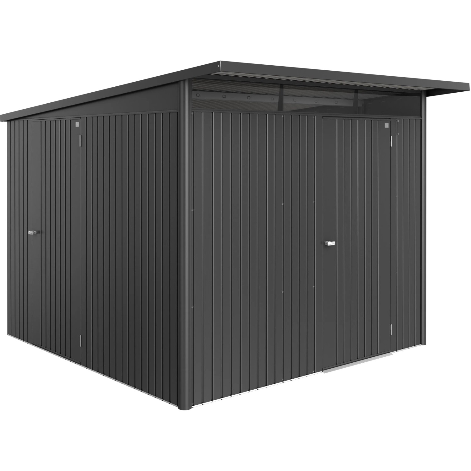 Biohort Domek ogrodowy AvantGarde ECO A7 ciemnoszary metalik - 260 x 300 cm