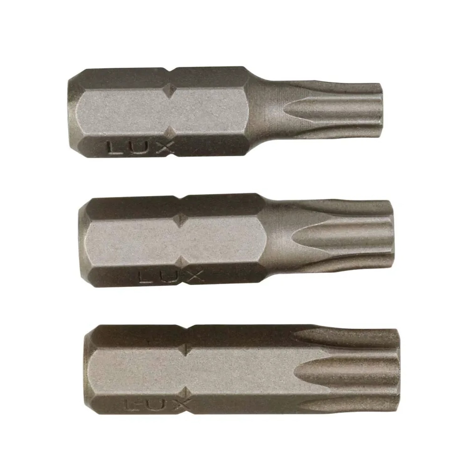 LUX-TOOLS Zestaw bitów T25 T30 T40