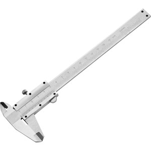 Suwmiarka LUX Comfort 150 mm ze stali narzędziowej, narzędzie pomiarowe do precyzyjnego pomiaru długości.