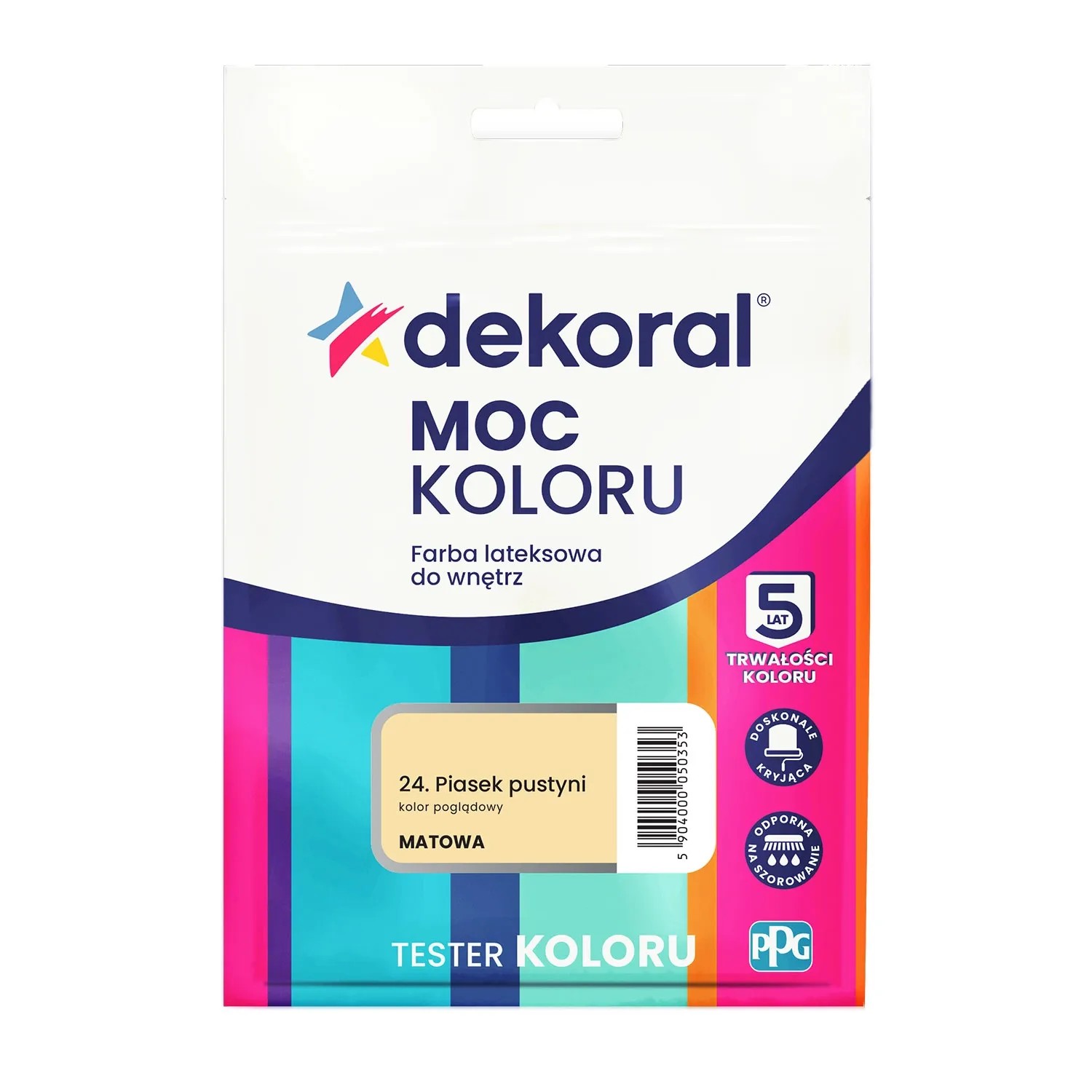 Tester farby Dekoral Moc Koloru piasek pustyni 40 ml