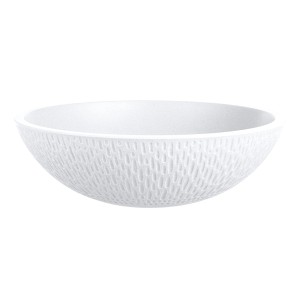 Kuchinox Umywalka Amber okrągła granitowa biała 41x41x13,5