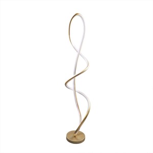 Goldlux Lampa podłogowa LED WAVE 32W 3000K 4600lm wys. 127 cm złota