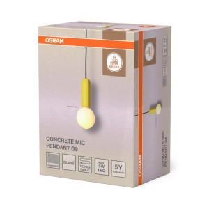 OSRAM Lampa wisząca DECOR CONCRETE MIC PENDANT 1xG9 5W żółta