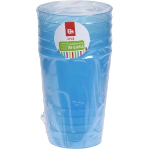 Zestaw szklanek, mix kolorów - 280 ml