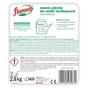 Florovit płynny nawóz do roślin kwitnących, 2,8kg. Dla obfitego kwitnienia.