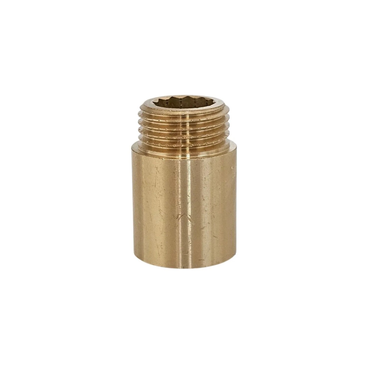 Fluvius Przedłużka GW/GZ mosiądz 1/2" x 25mm