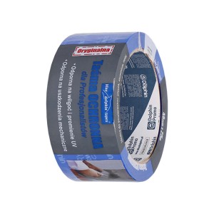 Rolka niebieskiej taśmy ochronnej t.b.t. dla profesjonalistów, odporna na wilgoć i promieniowanie UV.